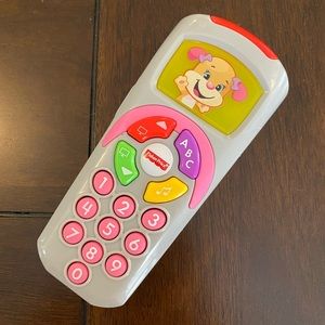 Fisher Price Laugh & Learn Puppy Remote Pink Toy